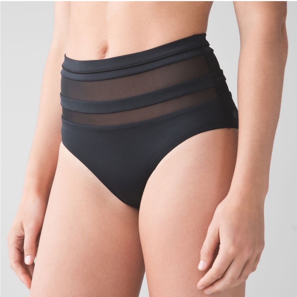 Lululemon 
Go With The Flow
High waist swim bottoms
